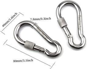 img 2 attached to 🔗 Stainless Steel Rotating Carabiner Mooring Hook