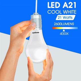 img 1 attached to 💡 Bright White Dimmable LED Light Bulb - 2600LM, White Listed for Guaranteed Efficiency