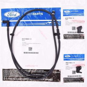 img 4 attached to 🚿 Reilfastprts Windshield Washer Jets & Hose - BC3Z-17603-A BC3Z-17K605-B Super Duty 2011-2016 F250 F350 F450 | Easy Installation of Washer Nozzle and Hose | Manguera de Chorros de Limpiaparabrisas Boquilla