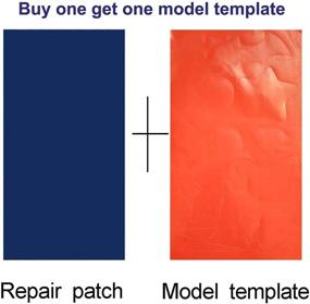 img 1 attached to 🔧 Durable Self-Adhesive Repair Patches for Down Jackets, Tents & Bags - 2 Pcs, 8x6 Inch, Black