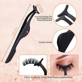 img 1 attached to 🔍 HOCOSY Silicone Tweezers for Eyelash Extensions