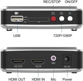 img 3 attached to 🎮 DIGITNOW HDMI Видео конвертер Game Capture - HD Видео рекордер для PS4, Xbox One/Xbox 360, LiveTV, PVR DVR - Поддерживает 1080P HDCP видео, микрофон - Компьютер не нужен!