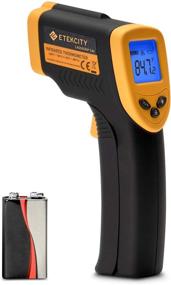 img 4 attached to Etekcity 749 Infrared Thermometer - Non-Contact Digital Temperature Gun with 🌡️ LCD Display (-58℉ to 716℉), Ideal for Industrial and Home Use (Black-Yellow)