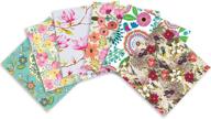 🌸 jillson roberts premium printed tissue paper: fanciful florals assortment - 24 sheets, 3 options logo