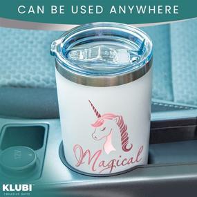 img 1 attached to 🦄 20oz Unicorn Tumbler with Lid - Funny Travel Coffee Mug Gift for Women, Adults & Unicorn Lovers - Cute Mugs