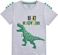 🦕 dinosaur big brother announcement tee: cute sibling outfits for toddler boys logo