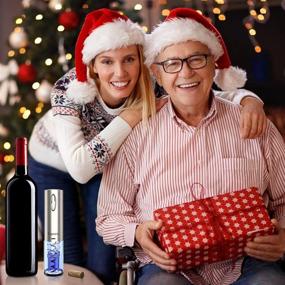 img 3 attached to 🍷 Zupora Electric Wine Opener - Automatic Electric Corkscrew for Wine Bottles - Rechargeable Electronic Wine Opener - Ideal Christmas Gifts