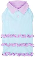 blueberry pet ruffle cotton clothes logo