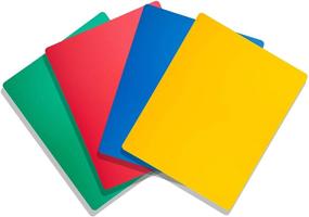 img 4 attached to 🔪 Premium NSF-Certified Professional Kitchen Cutting Board Mats: Flexible 4 Color Set, 15 x 12 Inch