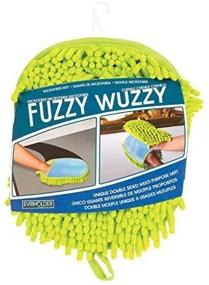 img 2 attached to Fuzzy Wuzzy Microfiber Hand Dusting 🧤 Mitt by Evriholder: Efficient Cleaning in Assorted Colors