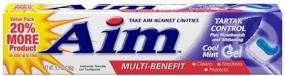 img 2 attached to Tartar Control Plus Mouthwash & Whitening Anticavity Fluoride Toothpaste - Cool Mint Gel, 6 Oz (Pack of 6)