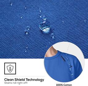 img 3 attached to 👕 The Good Day Lab Clean Shield: Tagless T-Shirt with 4-Way Stretch and Breathability