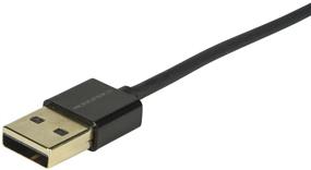 img 2 attached to 🔌 Monoprice Premium 3ft Black USB to Micro-B/Micro USB Charge & Sync Cable with Gold Plated Connectors for Android, Samsung, HTC, Nokia, Sony and More