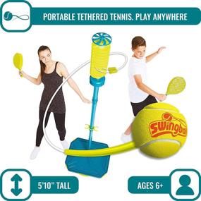 img 1 attached to 🏸 All Surface PRO Swingball Tetherball: Unleash Outdoor Fun on Any Ground!