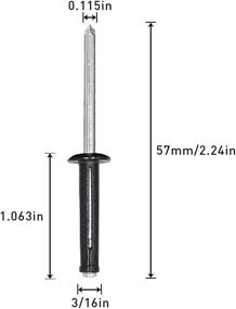 img 1 attached to 🚣 19.7 FT Kayak and Canoe Deck Rigging Kit - Bungee Cord with Tie Down Pad Eyes, J-Hooks, Bungee Cord Hook Screws & Rivets - Ideal for Boats