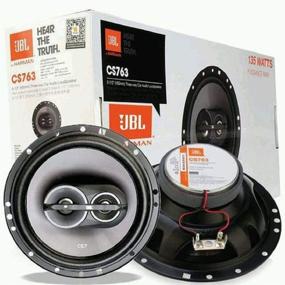 img 1 attached to 🔊 JBL CS763 CS-серия 6,5 дюйма 135 Вт пиковой мощности 3-полосные коаксиальные автомобильные аудио-стерео колонки с комплектом наушников Alphasonik