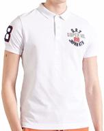 superdry classic superstate polo shirt for men - clothing shirts logo