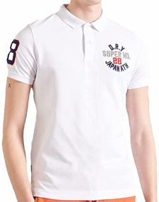 img 3 attached to Superdry Classic Superstate Polo Shirt for Men - Clothing Shirts