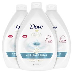 img 4 attached to 🧼 Dove Antibacterial Hand Wash, 34 oz, 3-Count - Protects All Skin Types from Dryness