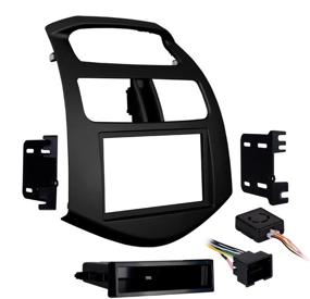 img 1 attached to Enhance Your Chevy Spark's Stereo System with the Metra Electronics 99-3309B-LC Dash Kit - Matte Black