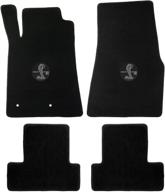 🚘 lloyd mats shelby gt500 circle black heavy plush: ultimate comfort and style for your ride logo