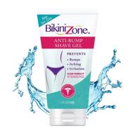 get smooth and bump-free shave with bikini zone anti-bumps shave gel - sensitive skin solution (5 oz) logo