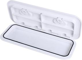 img 1 attached to 🚤 Amarine Made Marine Caravan RV Boat Hatch Access Hatch and Lid - Marine Grade 24" x 9-5/8" (White)