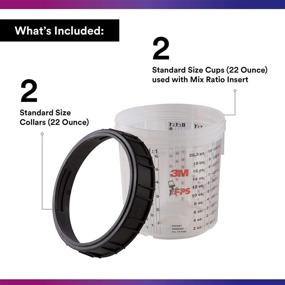 img 3 attached to 3M PPS Original Series Cup & Collar, 16001, Standard, Pack of 2