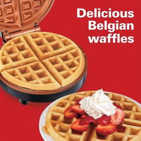 img 3 attached to 🧇 Hamilton Beach Copper Ceramic Belgian Waffle Maker - Stainless Steel with Browning Control, Non-Stick Plates, and Indicator Lights (26081)