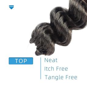 img 2 attached to Packs Crochet Synthetic Braids Extensions