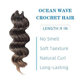 img 3 attached to Packs Crochet Synthetic Braids Extensions