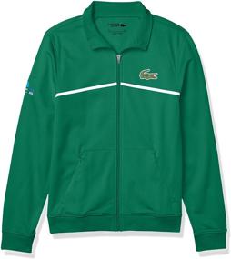 img 1 attached to Lacoste Sport Full Zip Graphic Sweatshirt Men's Clothing and Active