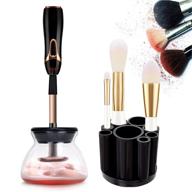 💄 efficient electric makeup brush cleaner and dryer - dotsog 2021 upgraded super-fast automatic black brush cleaner spinner logo