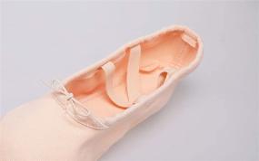 img 2 attached to DANSGIRL Classic Dancing Slippers 3 5M 12M Sports & Fitness