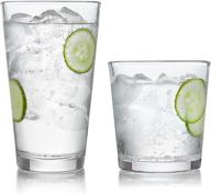 🥃 libbey preston 16-piece tumbler and rocks glass set: stylish and versatile glassware collection for every occasion! logo