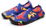 fine beifang non slip barefoot robot blue girls' shoes logo