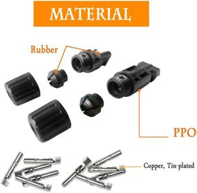 img 2 attached to 🔌 10 Pairs DSOPV Solar Panel Cable Connectors - Male and Female for Optimal PV Energy Generation in Home Solar Systems