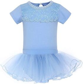 img 4 attached to 🩰 Medium Ballet Girls Dance Leotard: Stylish Clothing and Dresses for Young Dancers