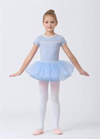 img 3 attached to 🩰 Medium Ballet Girls Dance Leotard: Stylish Clothing and Dresses for Young Dancers