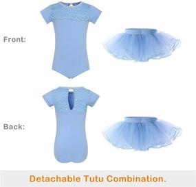 img 2 attached to 🩰 Medium Ballet Girls Dance Leotard: Stylish Clothing and Dresses for Young Dancers