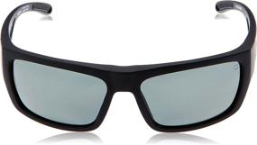 img 3 attached to 🕶️ Spy Optic Rover Square Sunglasses: Sleek Soft Matte Black with Happy Gray/Green Polar Lens - 1.5 mm