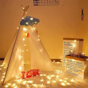 img 3 attached to ✨ FilFom Battery Operated String Lights: 2 Pack 36ft 100 LED Fairy Lights With Remote – Waterproof Twinkle Lights for Indoor & Outdoor Use