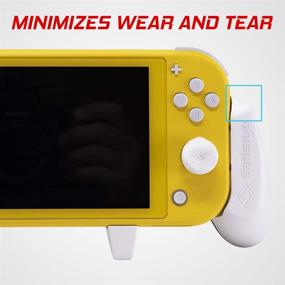 img 2 attached to 🎮 Satisfye - ZenGrip Go Elite Bundle (Lite), Turquoise - Nintendo Switch Lite Accessories: Grip, Elite Case, USB Cable – BONUS: 2 Thumbsticks