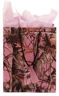 🎁 next camo party collection: military hunting pink camo gift wrapping bag (medium, 10"x 12.5"x 4.25", tissue included) by havercamp logo