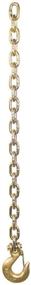 img 3 attached to Curt 80316 Trailer Safety Chain: 35-Inch Length, 3/8-In Clevis Snap Hook, 24,000 lbs Break Strength