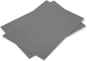 img 3 attached to 🖼️ Falling in Art Soft Linoleum Carving Block, 8x10, Gray, 2-Pack: Ideal for Printmaking & Crafts