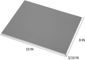 img 2 attached to 🖼️ Falling in Art Soft Linoleum Carving Block, 8x10, Gray, 2-Pack: Ideal for Printmaking & Crafts