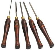 🪵 psi woodworking lcmini2 lathe woodturning 5pc hss mini chisel set - precision tools for craftsmen logo