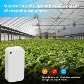 img 1 attached to Enhanced Smart Thermometer Humidity Sensor: Bluetooth Enabled Indoor Temp and Humidity Monitor for Greenhouse, Incubator, Wine Cellar, Grow Tent, Basement