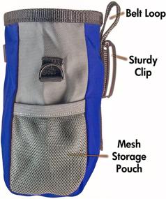 img 3 attached to 🐶 BarkOutfitters Large Dog Treat Pouch - Training Bag Ideal for Snacks and Toys - High-Quality Professional Pouch